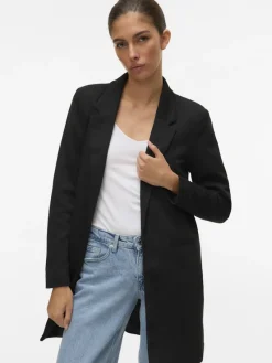 Vero Moda Jacken*VMVERINA LS LONG BLAZER NOOS Black