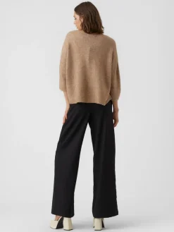 Vero Moda Pullover & Sweatshirts*VMVIGGARIB 3/4 BOATNECK BLOUSE GA Silver Mink