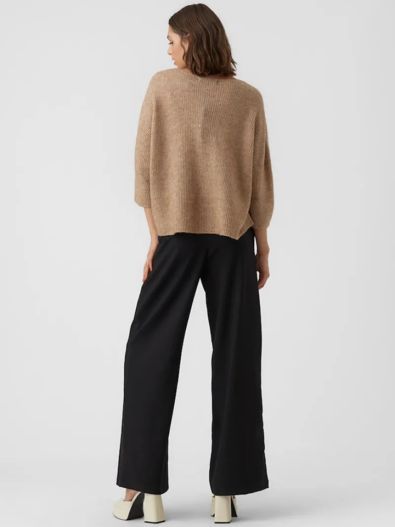 Vero Moda Pullover & Sweatshirts*VMVIGGARIB 3/4 BOATNECK BLOUSE GA Silver Mink