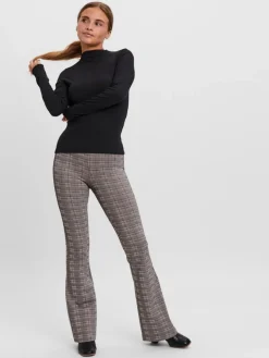 Vero Moda Shirts*VMVIO L/S HIGH NECK BLOUSE NOOS Black