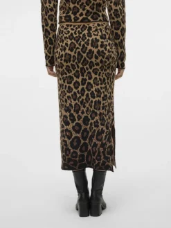 Vero Moda Röcke*VMWHITNEY LONG KNIT SKIRT EXP oatmeal