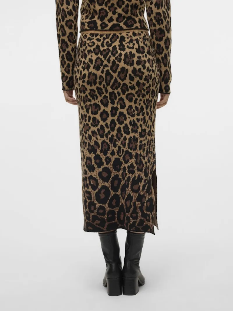 Vero Moda Röcke*VMWHITNEY LONG KNIT SKIRT EXP oatmeal