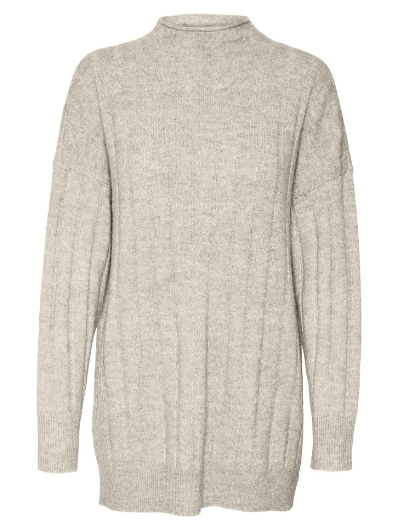 Vero Moda Pullover & Sweatshirts*VMWILLA LS FUNNELNECK LONG PULL GA BOO birch