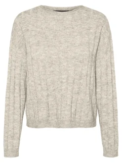 Vero Moda Pullover & Sweatshirts*VMWILLA LS O-NECK PULLOVER GA BOO birch