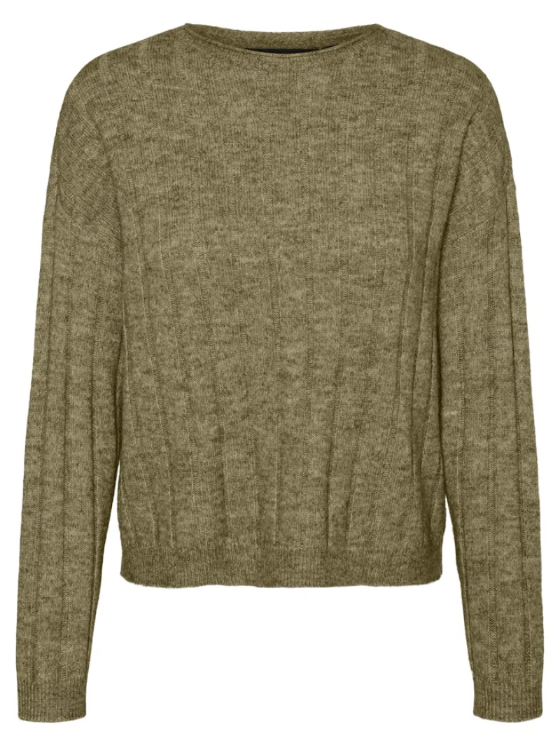 Vero Moda Pullover & Sweatshirts*VMWILLA LS O-NECK PULLOVER GA BOO dried herb