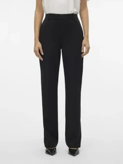 Vero Moda Hosen*VMZAMIRA MW SLIM STRAIGHT PANT NOOS Black