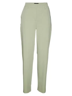 Vero Moda Hosen*VMZELDA HW STRAIGHT PANT BOO grün2