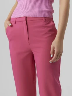 Vero Moda Hosen*VMZELDA HW STRAIGHT PANT BOO pink yarrow