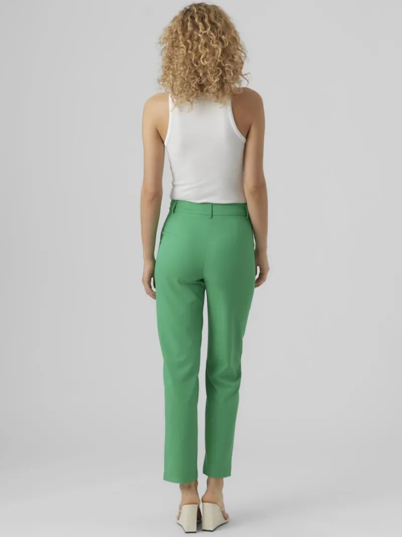 Vero Moda Hosen*VMZELDA HW STRAIGHT PANT BOO grün1