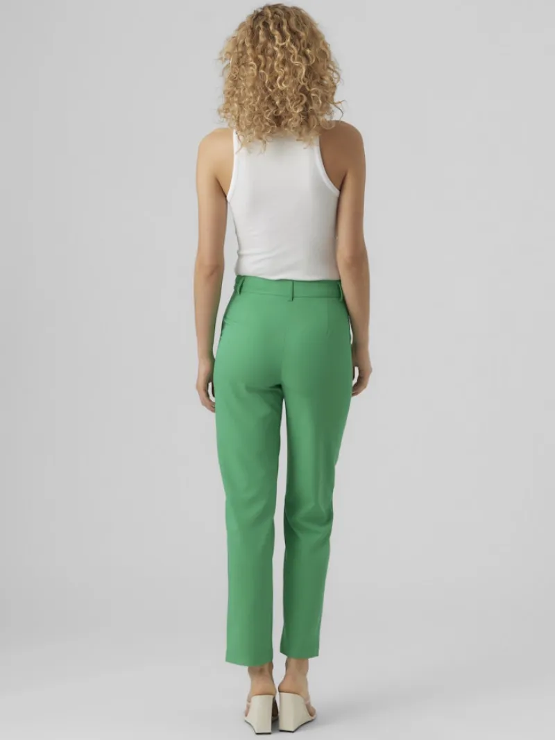Vero Moda Hosen*VMZELDA HW STRAIGHT PANT BOO grün1