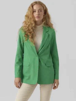 Vero Moda Jacken*VMZELDA LS LOOSE BLAZER BOO bright green