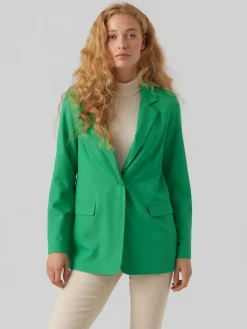 Vero Moda Jacken*VMZELDA LS LOOSE BLAZER BOO bright green