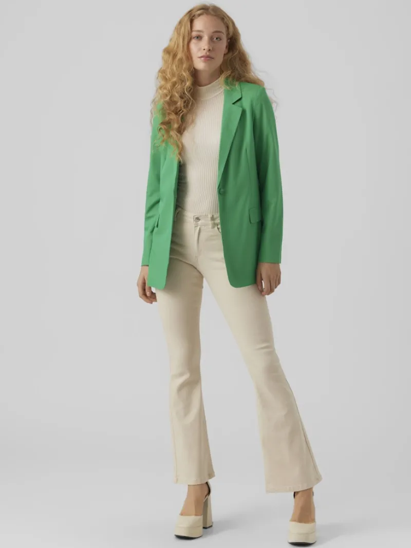Vero Moda Jacken*VMZELDA LS LOOSE BLAZER BOO bright green