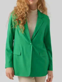 Vero Moda Jacken*VMZELDA LS LOOSE BLAZER BOO bright green