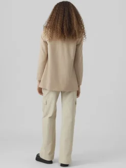 Vero Moda Jacken*VMZELDA LS LOOSE BLAZER BOO humus