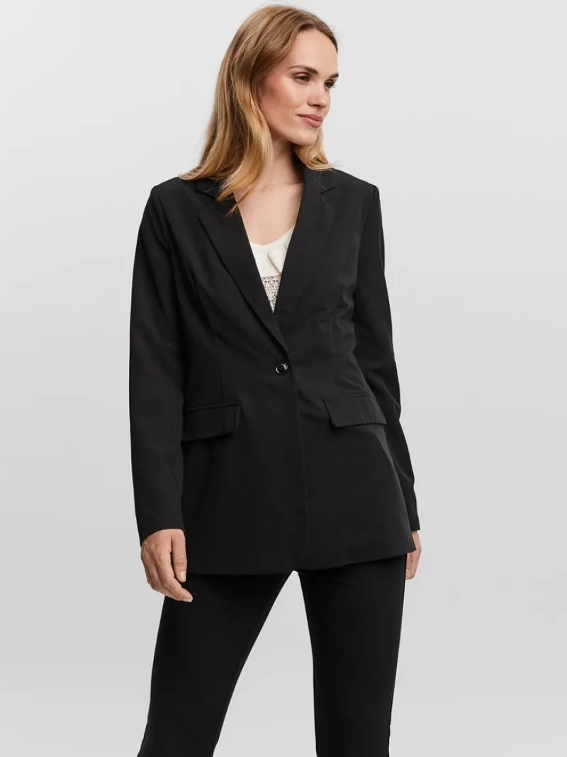 Vero Moda Jacken*VMZELDA LS LOOSE BLAZER BOO Black