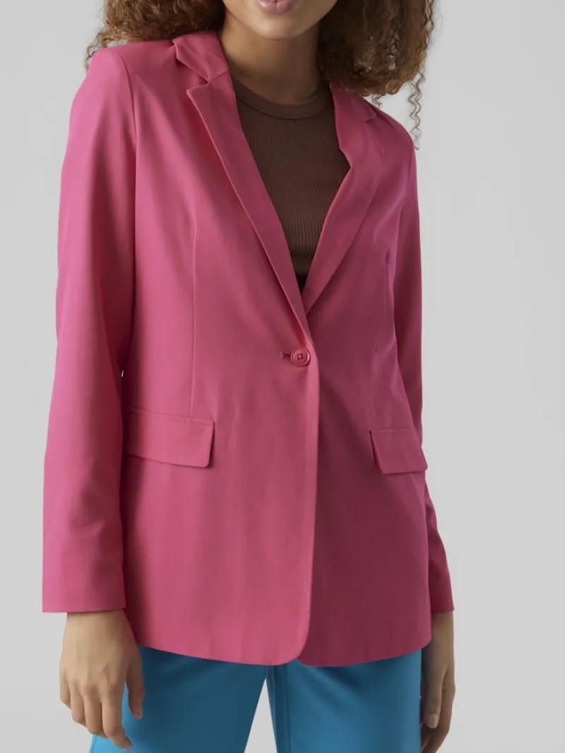 Vero Moda Jacken*VMZELDA LS LOOSE BLAZER BOO pink yarrow