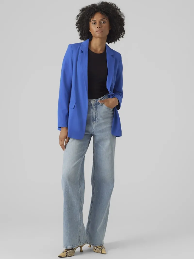 Vero Moda Jacken*VMZELDA LS LOOSE BLAZER BOO Beaucoup Blue