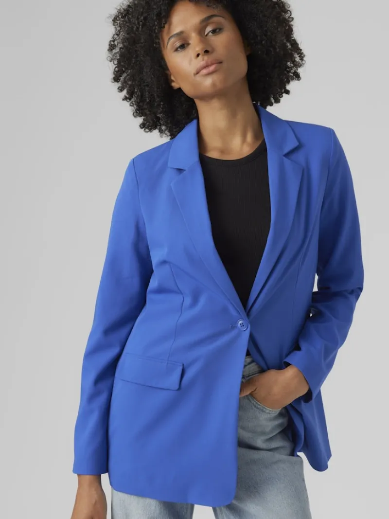 Vero Moda Jacken*VMZELDA LS LOOSE BLAZER BOO Beaucoup Blue