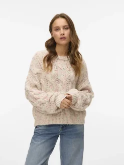 Vero Moda Pullover & Sweatshirts*VMZENA LS PULLOVER birch