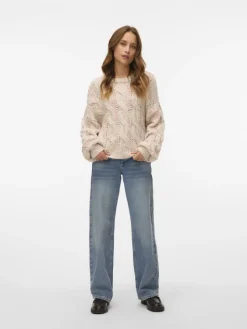 Vero Moda Pullover & Sweatshirts*VMZENA LS PULLOVER birch