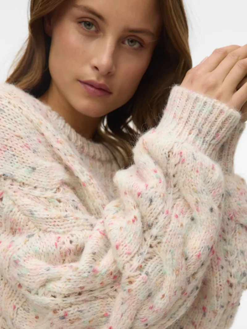 Vero Moda Pullover & Sweatshirts*VMZENA LS PULLOVER birch