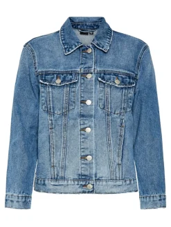 Vero Moda Jacken*VMZORICA LS DENIM JACKET MIX GA NOOS Medium Blue Denim