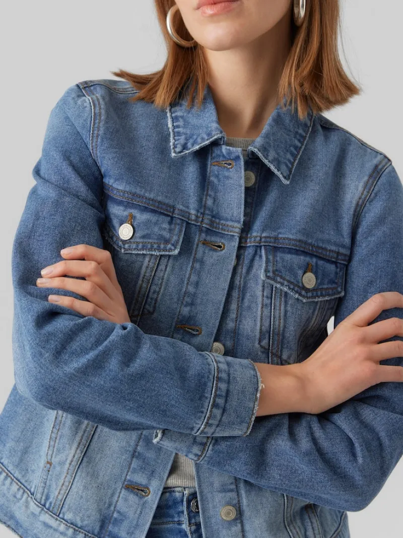 Vero Moda Jacken*VMZORICA LS DENIM JACKET MIX GA NOOS Medium Blue Denim