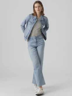 Vero Moda Jacken*VMZORICA LS DENIM JACKET MIX GA NOOS Light Blue Denim