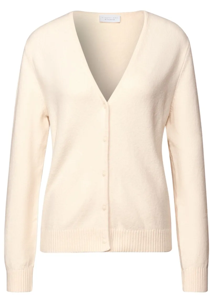 STREET ONE STUDIO Pullover & Sweatshirts*V-Neck Cardigan soft beige