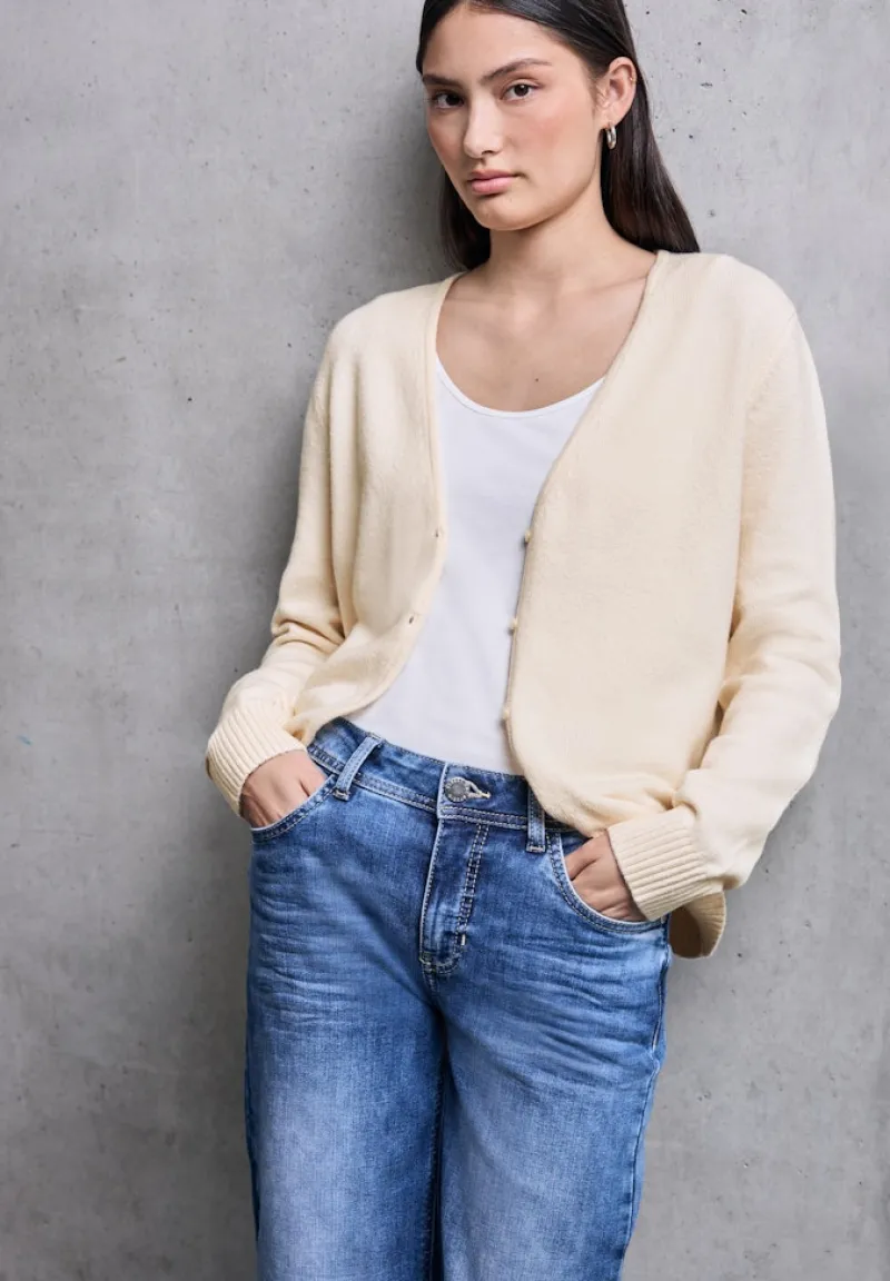 STREET ONE STUDIO Pullover & Sweatshirts*V-Neck Cardigan soft beige