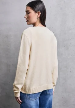 STREET ONE STUDIO Pullover & Sweatshirts*V-Neck Cardigan soft beige