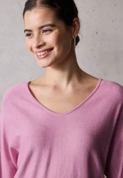 STREET ONE STUDIO Pullover & Sweatshirts*V-Neck Pullover intense rose mel.