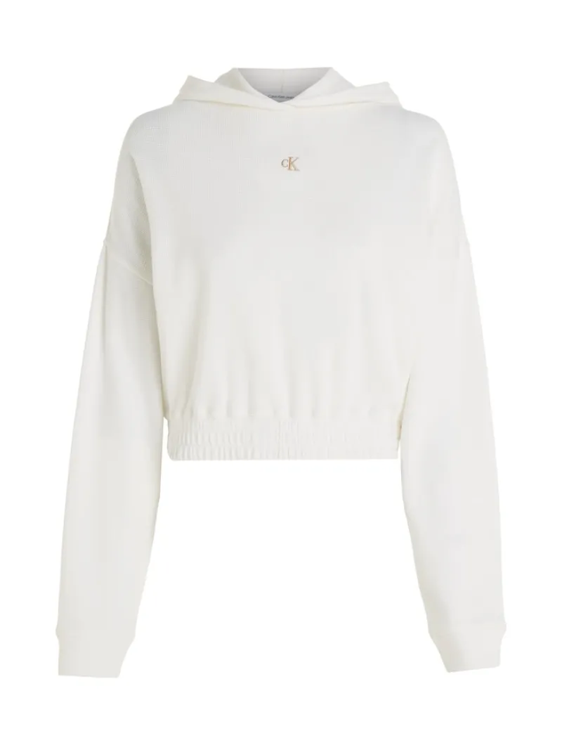 Calvin Klein Jeans Pullover & Sweatshirts*WAFFLE HOODIE greige