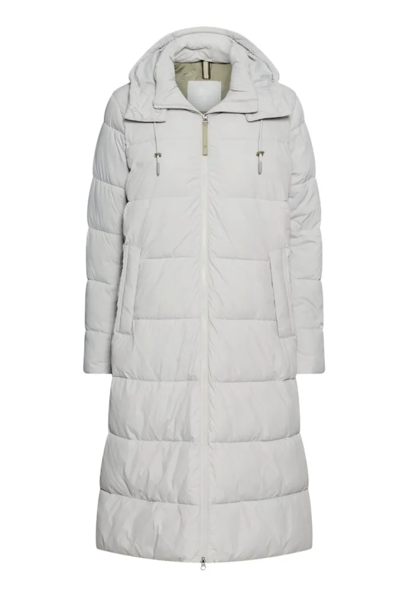 Camel Active Jacken*Wasserabweisender Mantel mit abnehmbarer Kapuze Silver