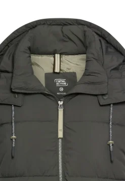 Camel Active Jacken*Wasserabweisender Mantel mit abnehmbarer Kapuze Forest Night