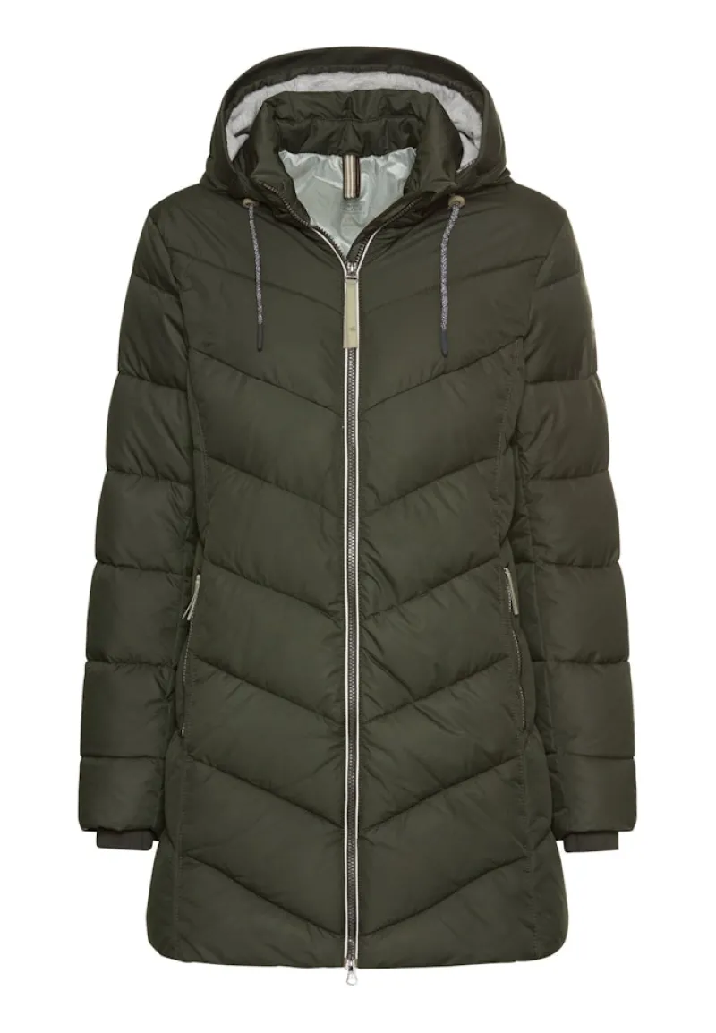 Camel Active Jacken*Wattierte Jacke mit abnehmbarer Kapuze forest