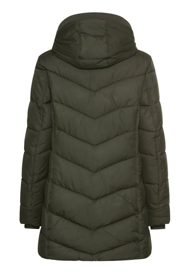 Camel Active Jacken*Wattierte Jacke mit abnehmbarer Kapuze forest