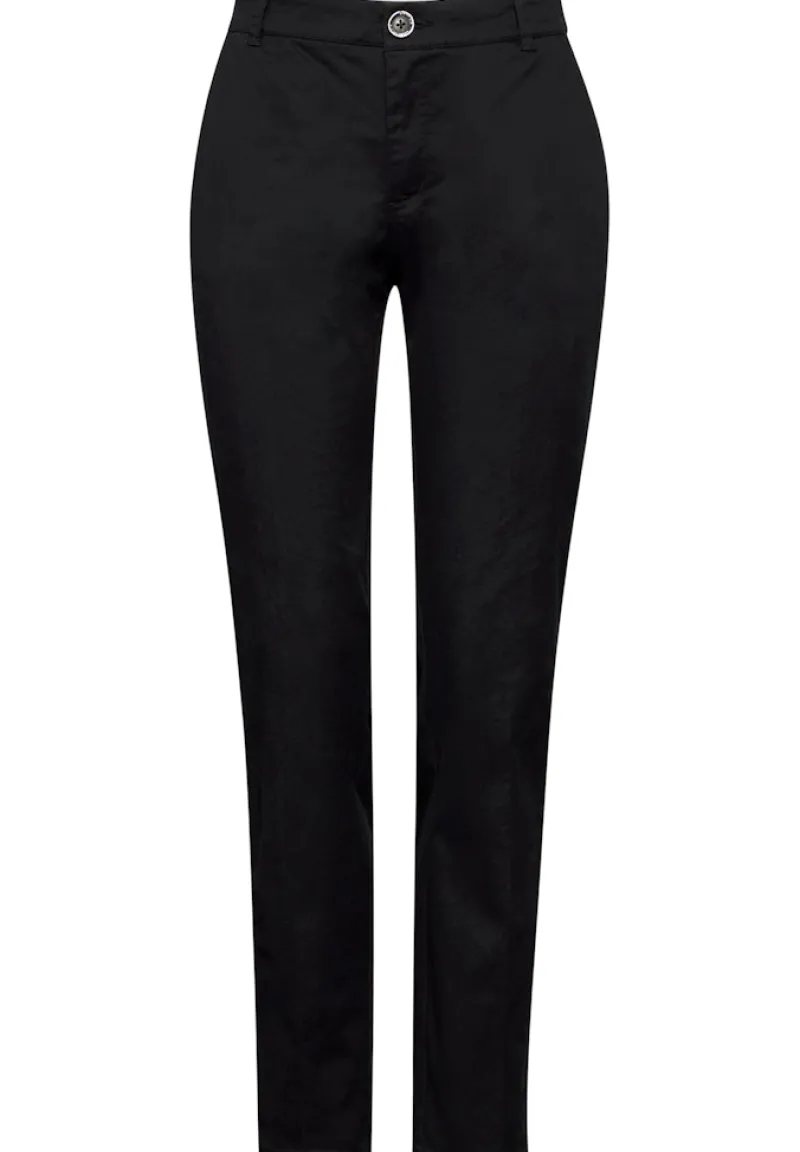 Street One Hosen*Weiche Chino Black