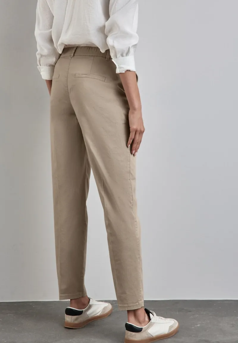 Street One Hosen*Weiche Chino safari beige