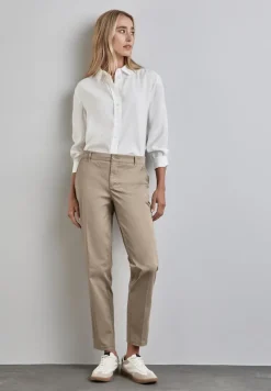 Street One Hosen*Weiche Chino safari beige