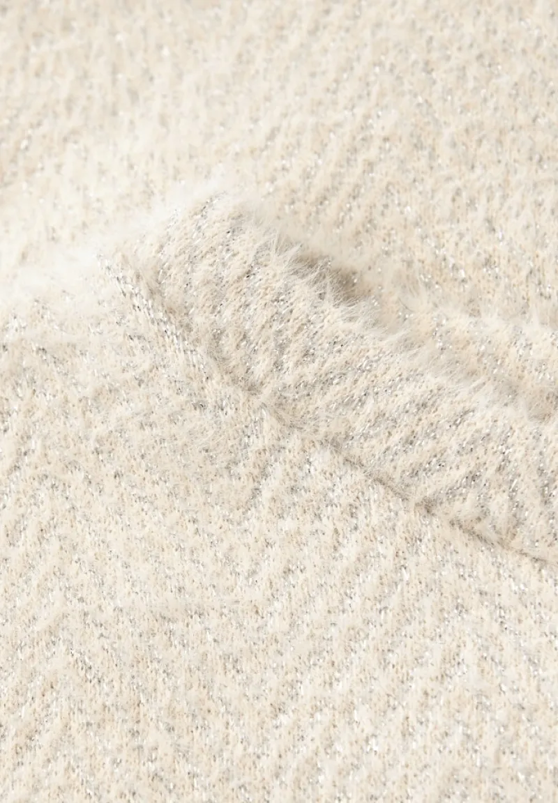 Street One Shirts*Weiches Shirt mit Glitzer soft beige