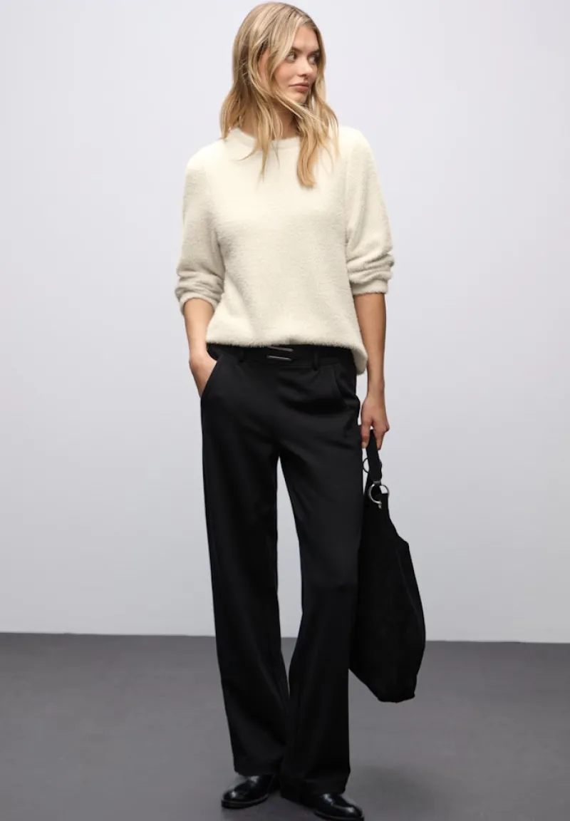 Street One Shirts*Weiches Shirt mit Glitzer soft beige