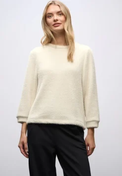 Street One Shirts*Weiches Shirt mit Glitzer soft beige