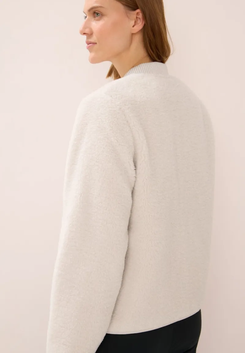 Cecil Jacken*Wendbarer Blouson teddy vanilla white
