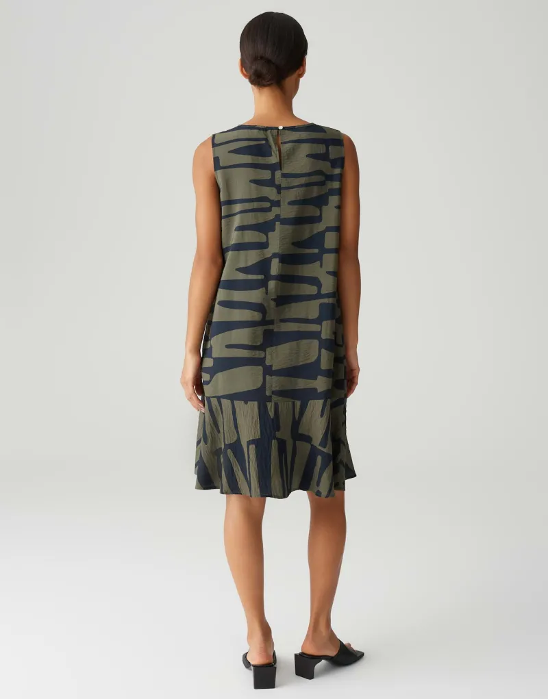 Opus Kleider*Wenola jungle olive leaf