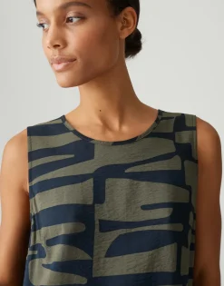 Opus Kleider*Wenola jungle olive leaf