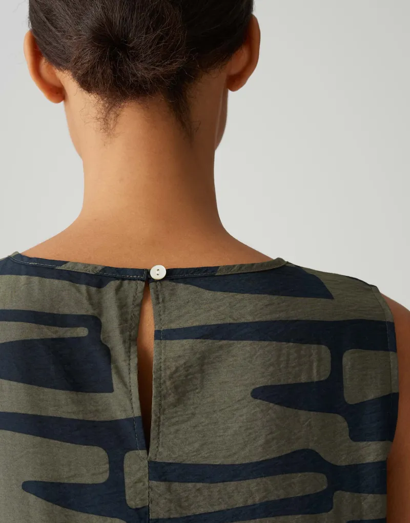 Opus Kleider*Wenola jungle olive leaf