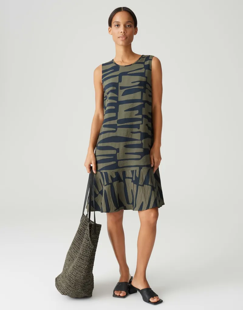 Opus Kleider*Wenola jungle olive leaf