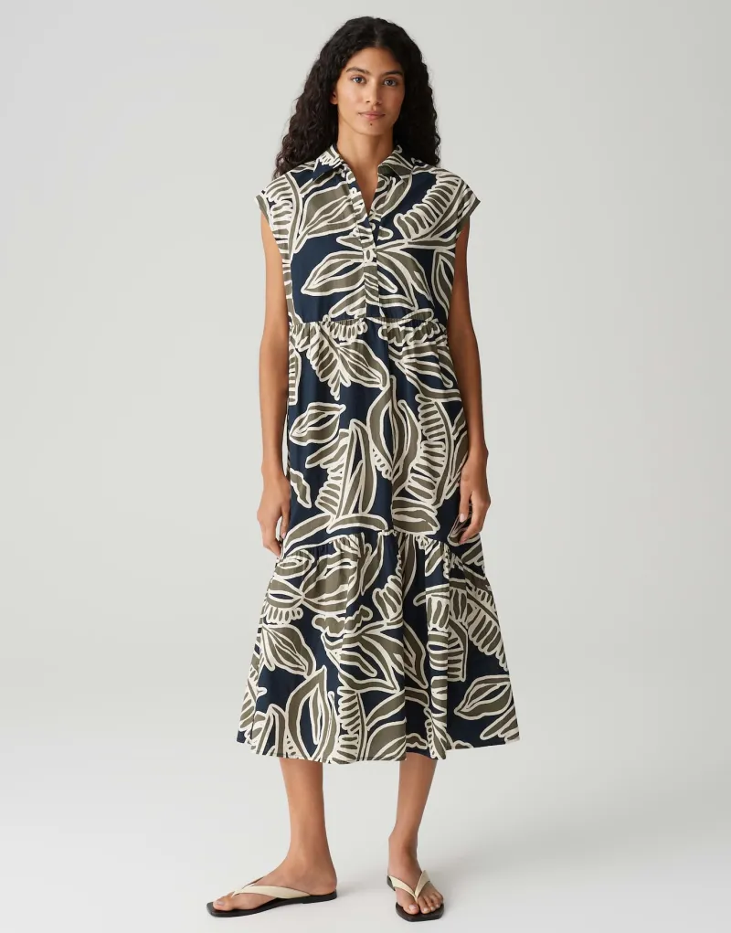 Opus Kleider*Werisa tropical olive leaf